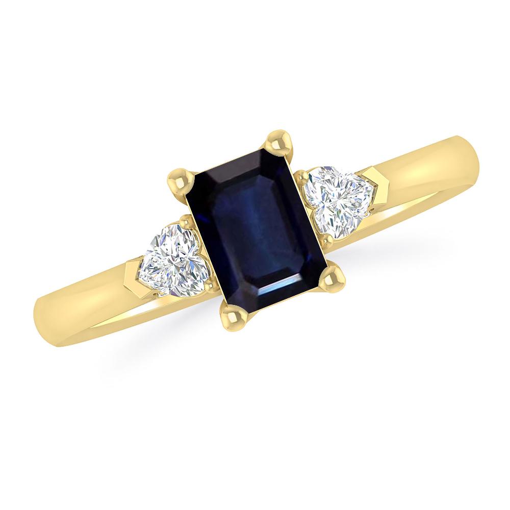 Yellow Gold - Sapphire