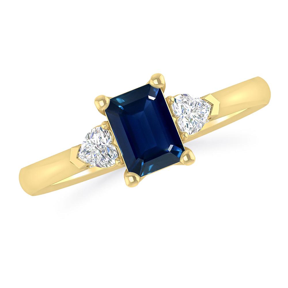 Yellow Gold - Sapphire