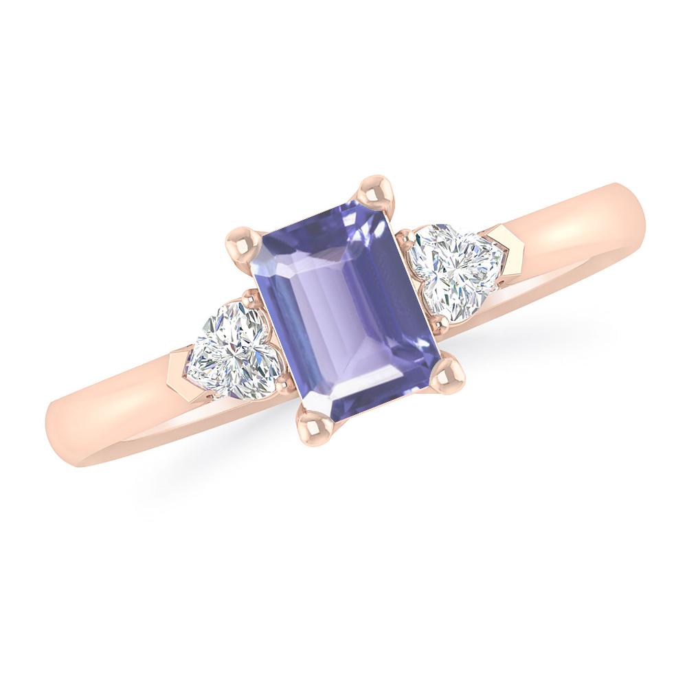 Rose Gold - Tanzanite