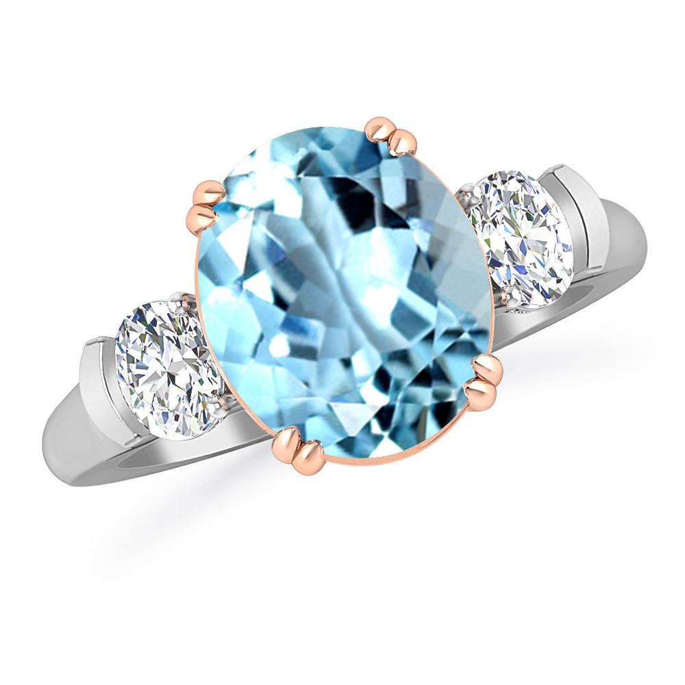 White Gold - Aquamarine