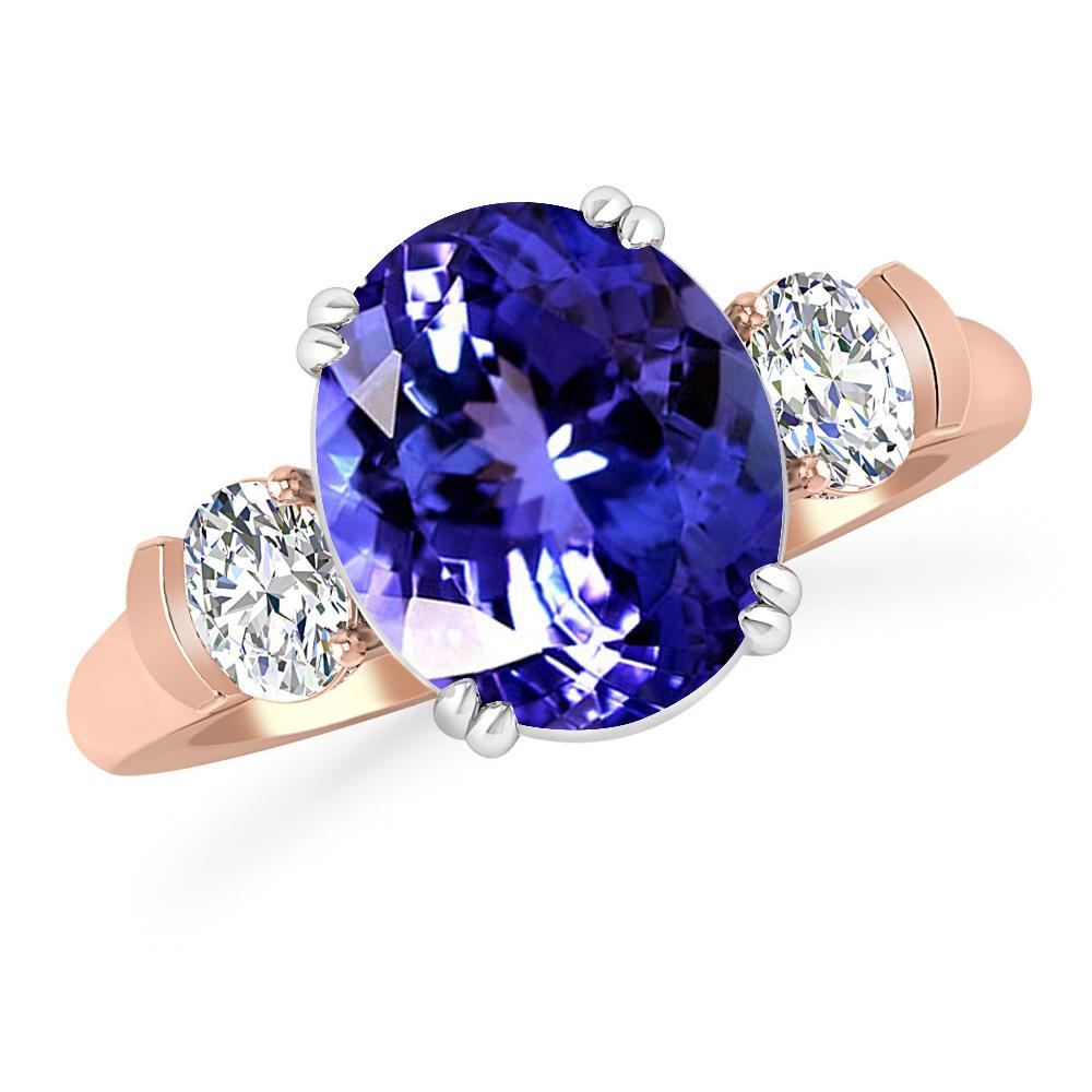 Rose Gold - Tanzanite