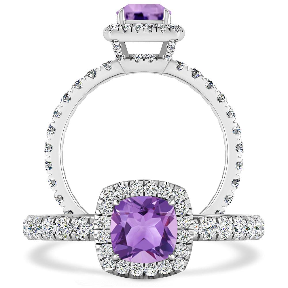 White Gold - Amethyst