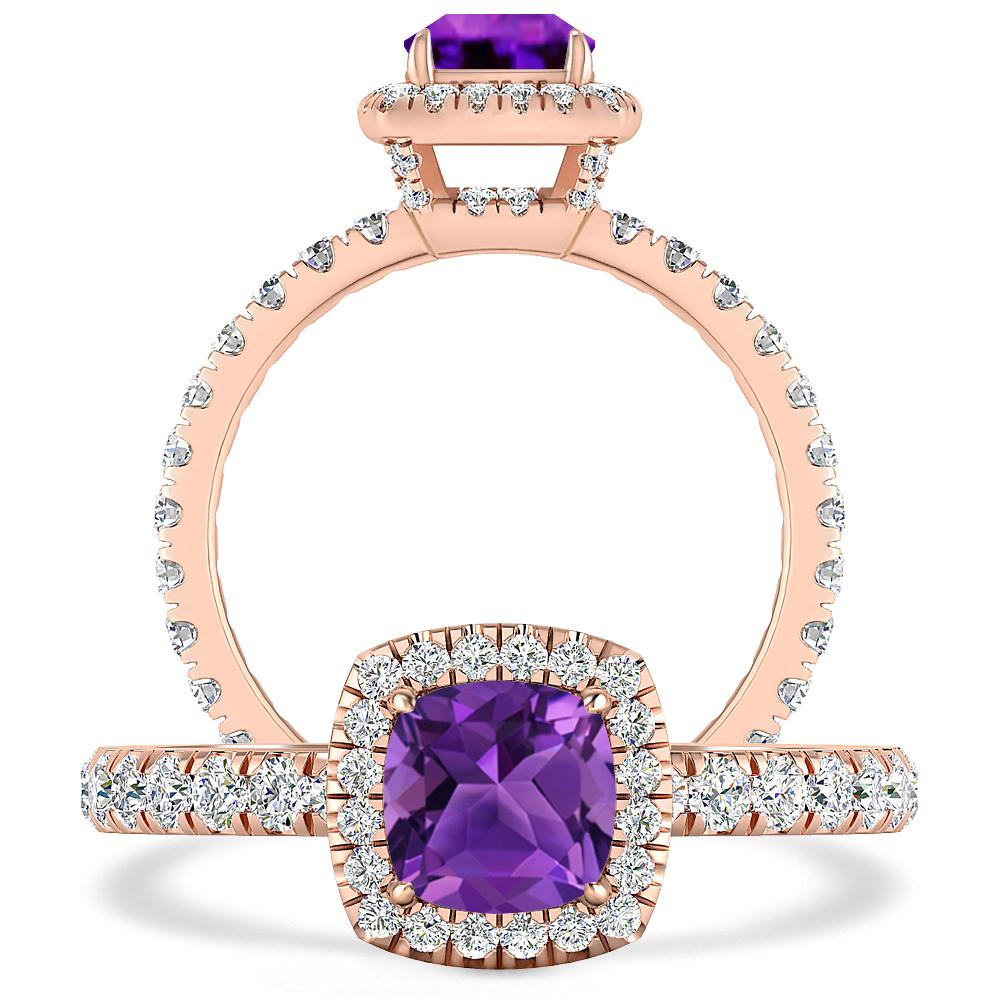 Rose Gold - Amethyst