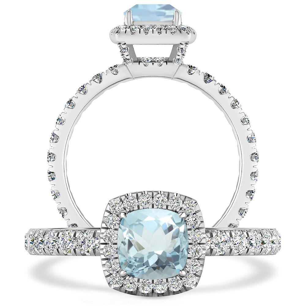White Gold - Aquamarine