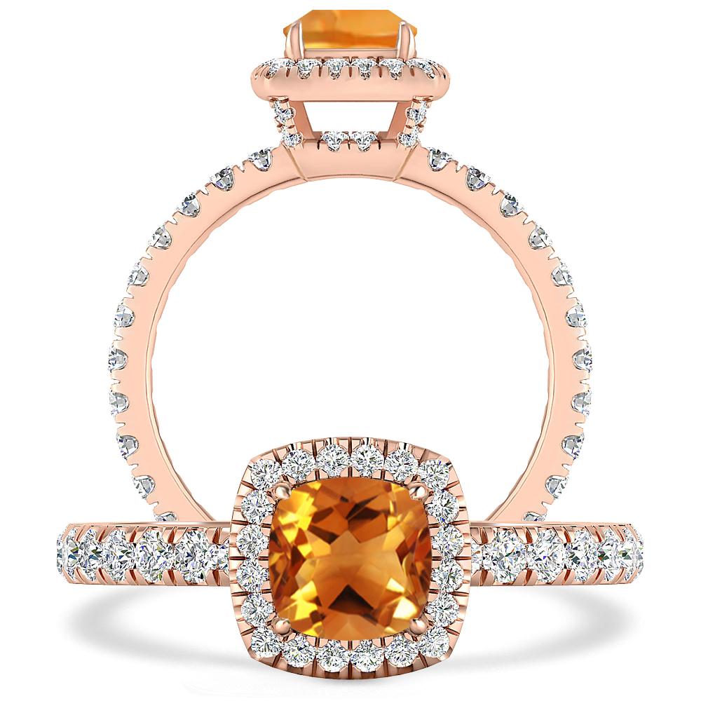 Rose Gold - Citrine