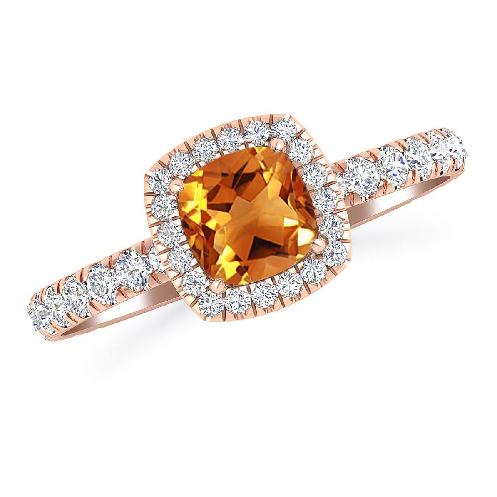 Rose Gold - Citrine