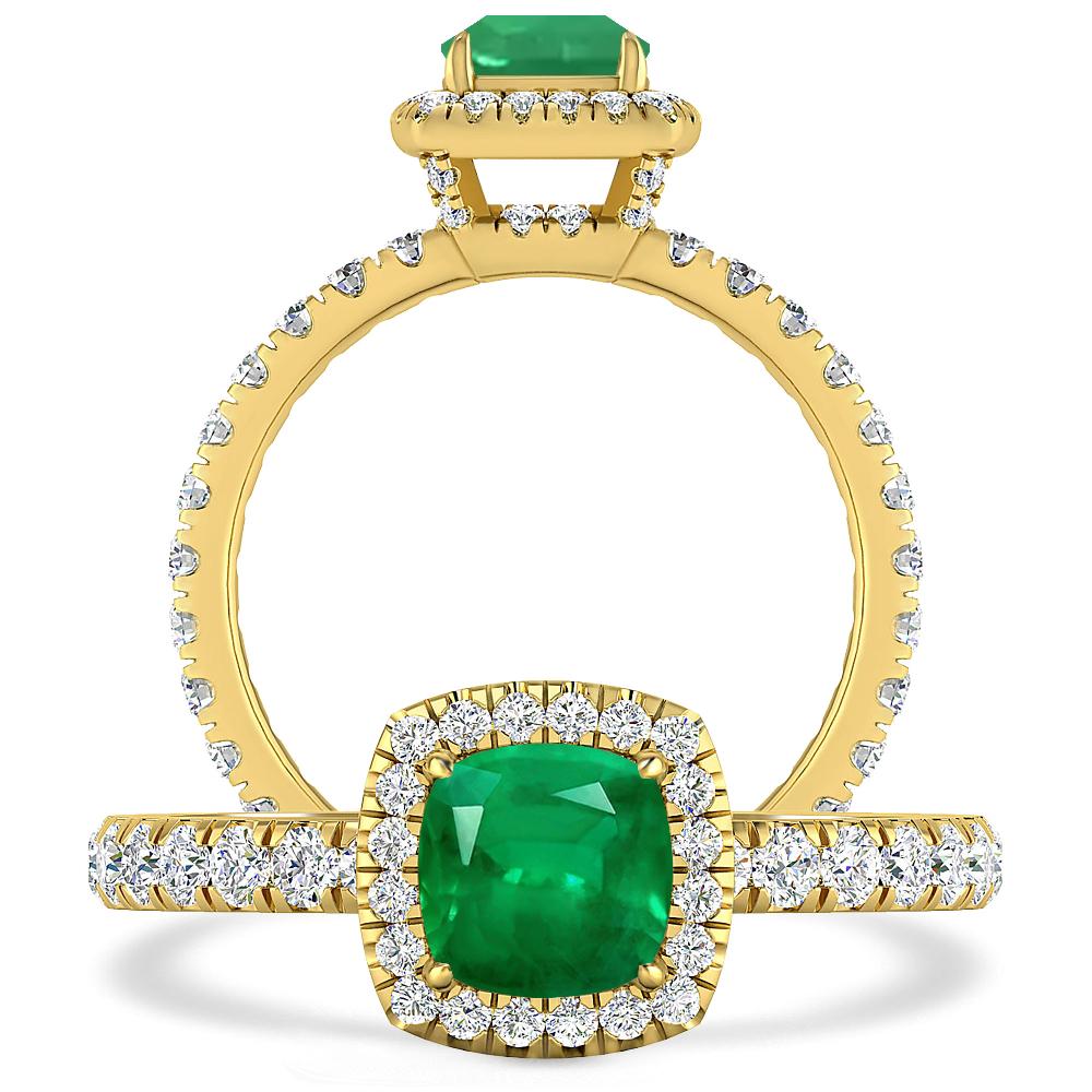 Yellow Gold - Emerald