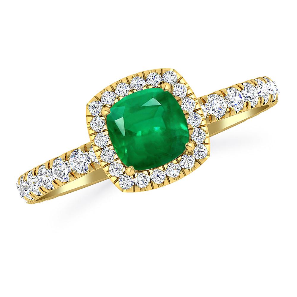 Yellow Gold - Emerald