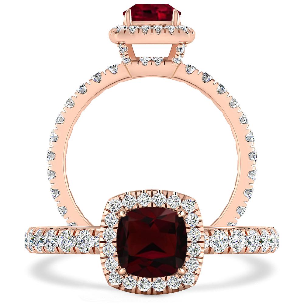 Rose Gold - Garnet