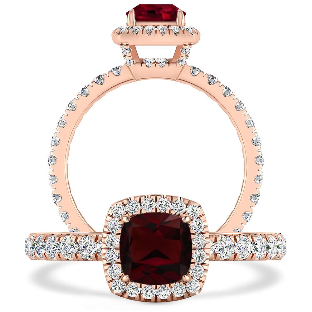 Rose Gold - Garnet