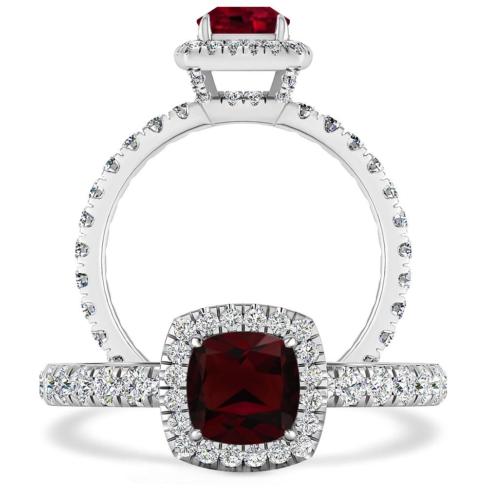 White Gold - Garnet