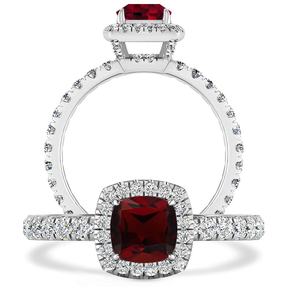 White Gold - Garnet