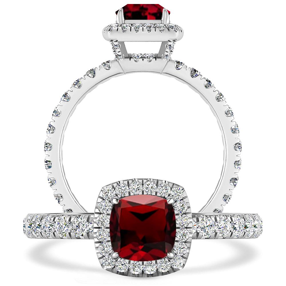 White Gold - Garnet