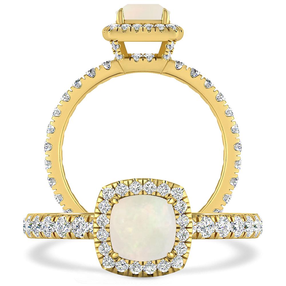 Yellow Gold - Opal