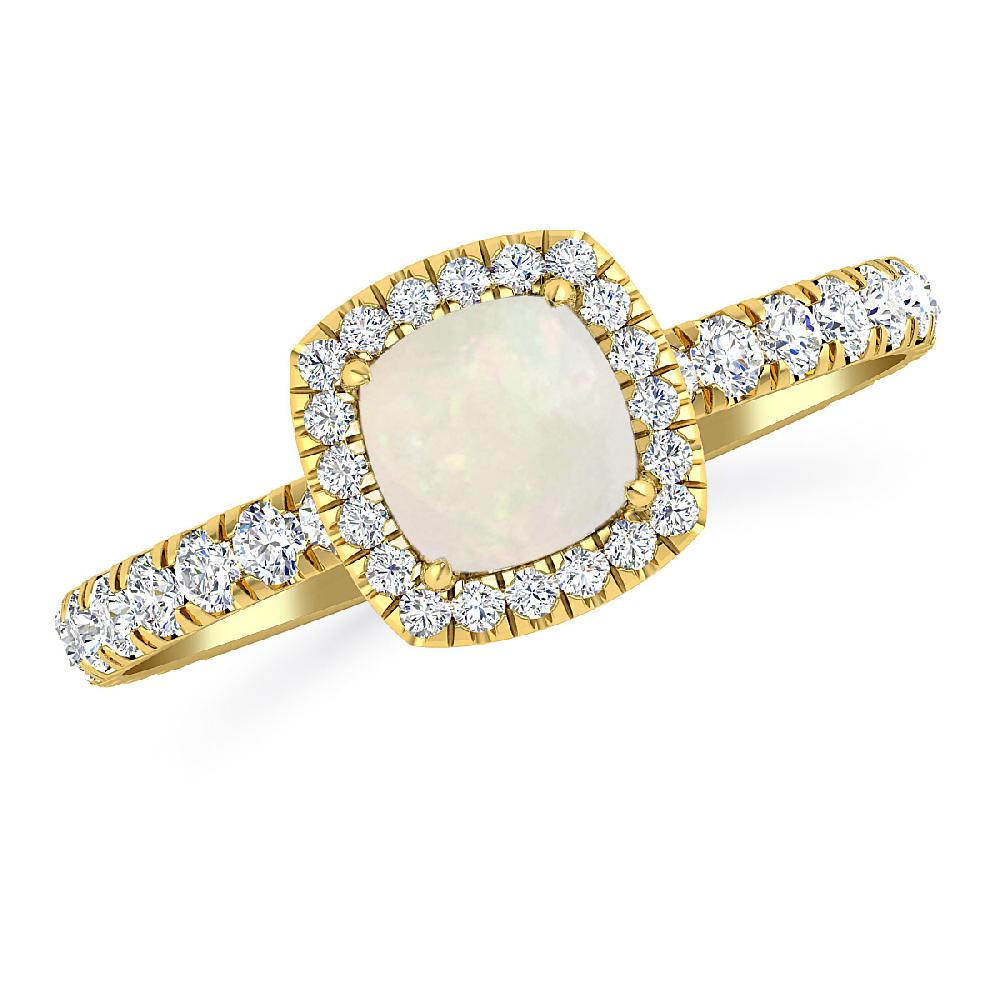 Yellow Gold - Opal