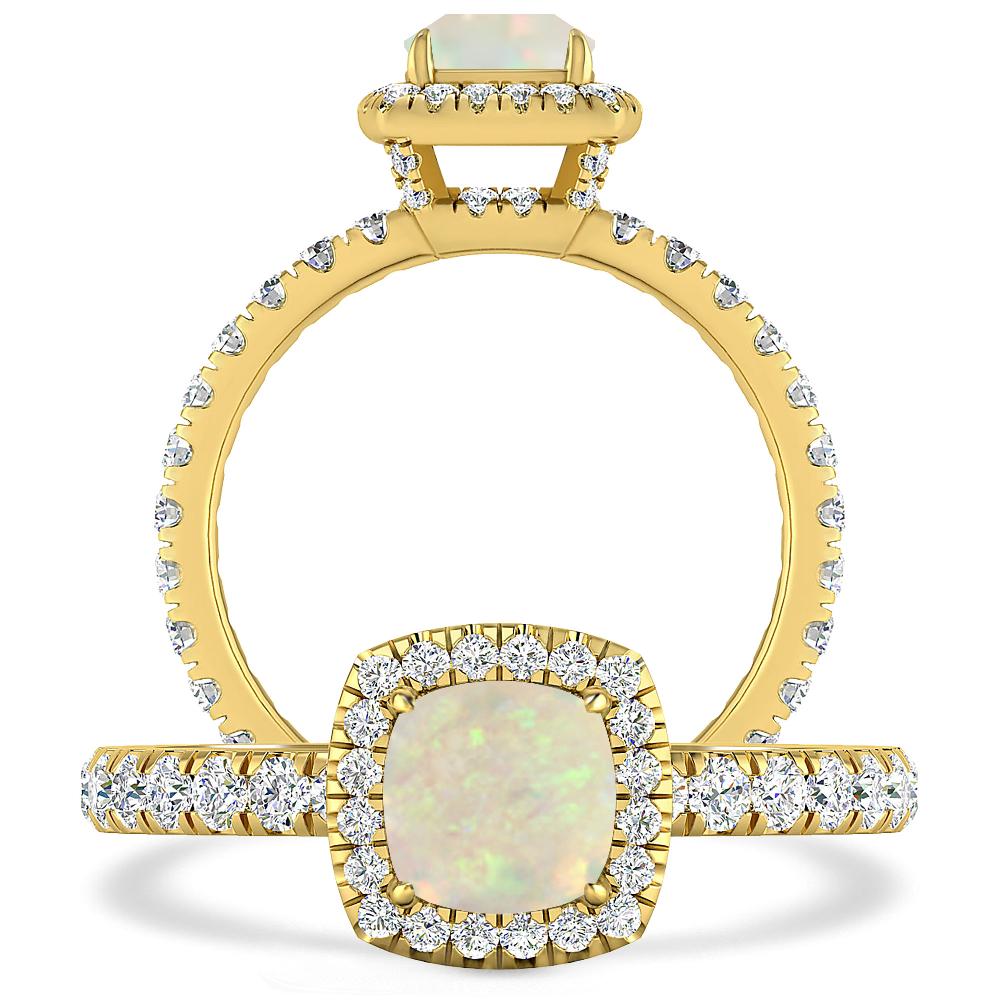 Yellow Gold - Opal