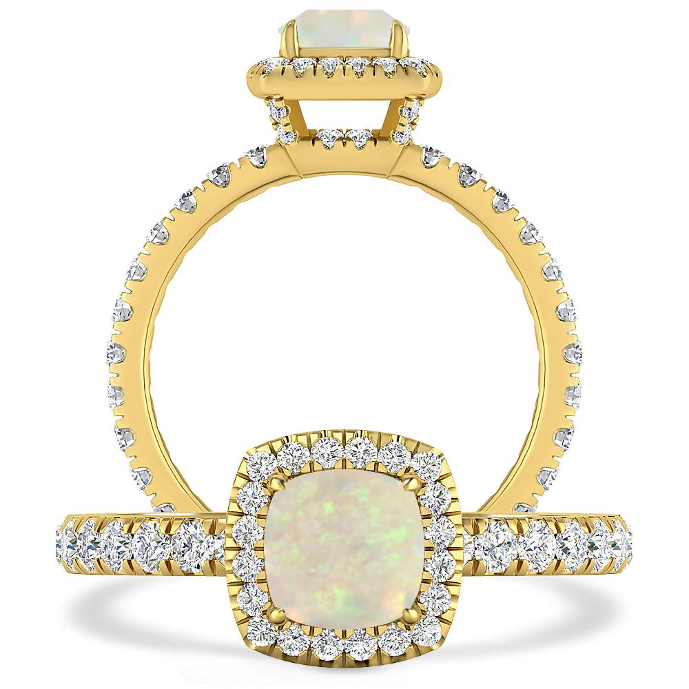 Yellow Gold - Opal