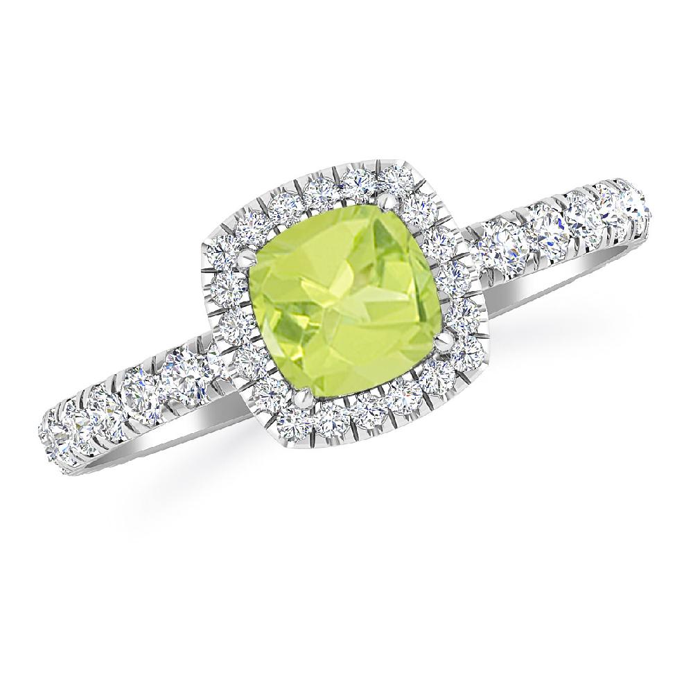 White Gold - Peridot