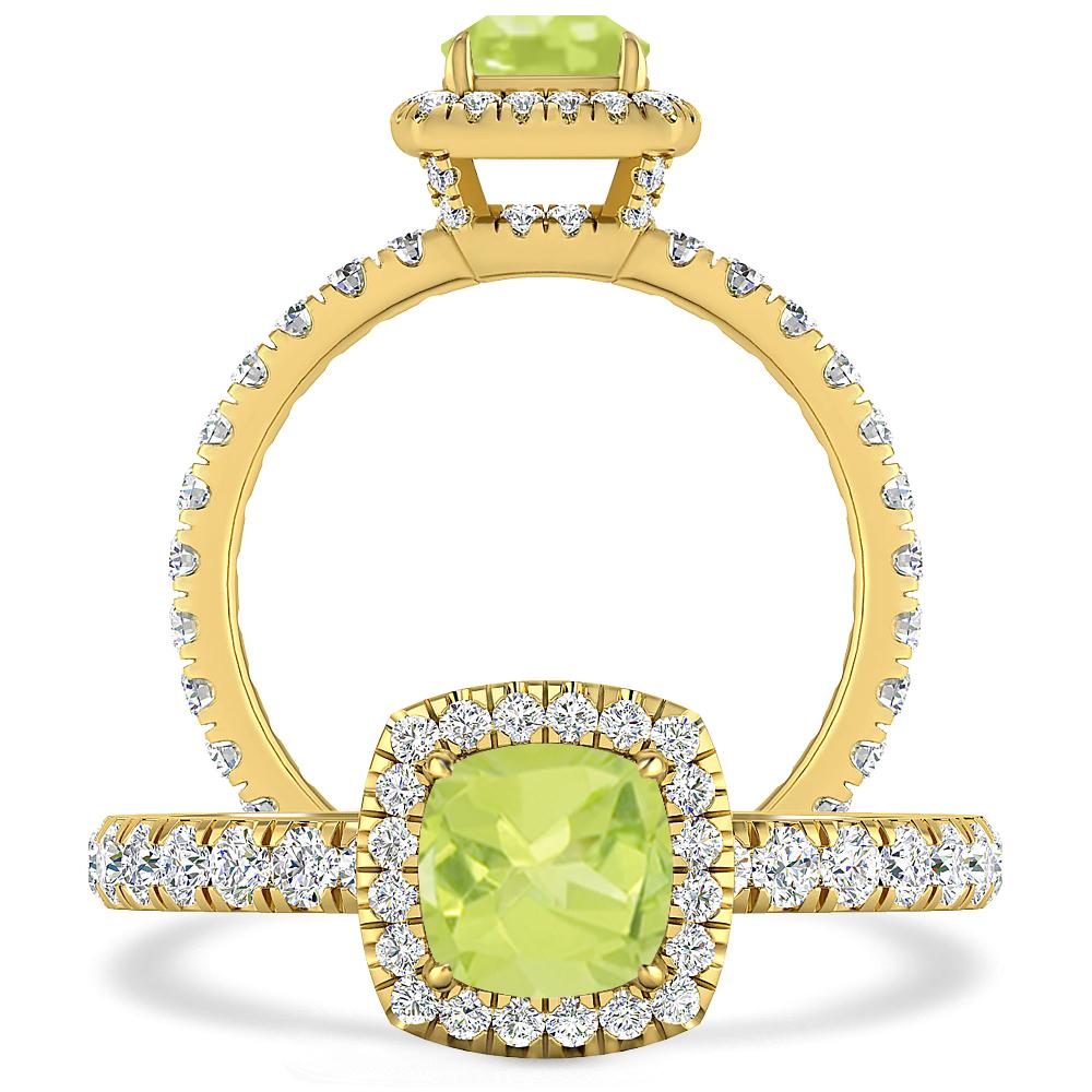 Yellow Gold - Peridot