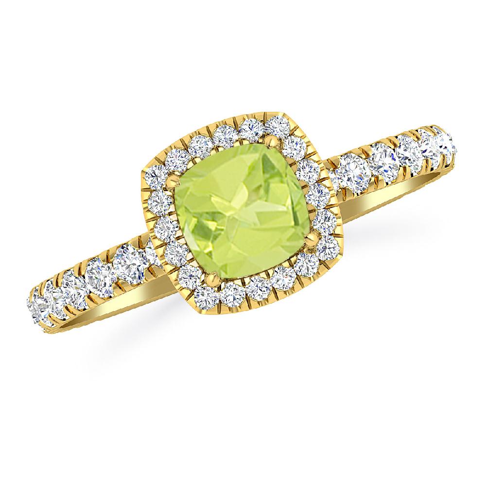 Yellow Gold - Peridot