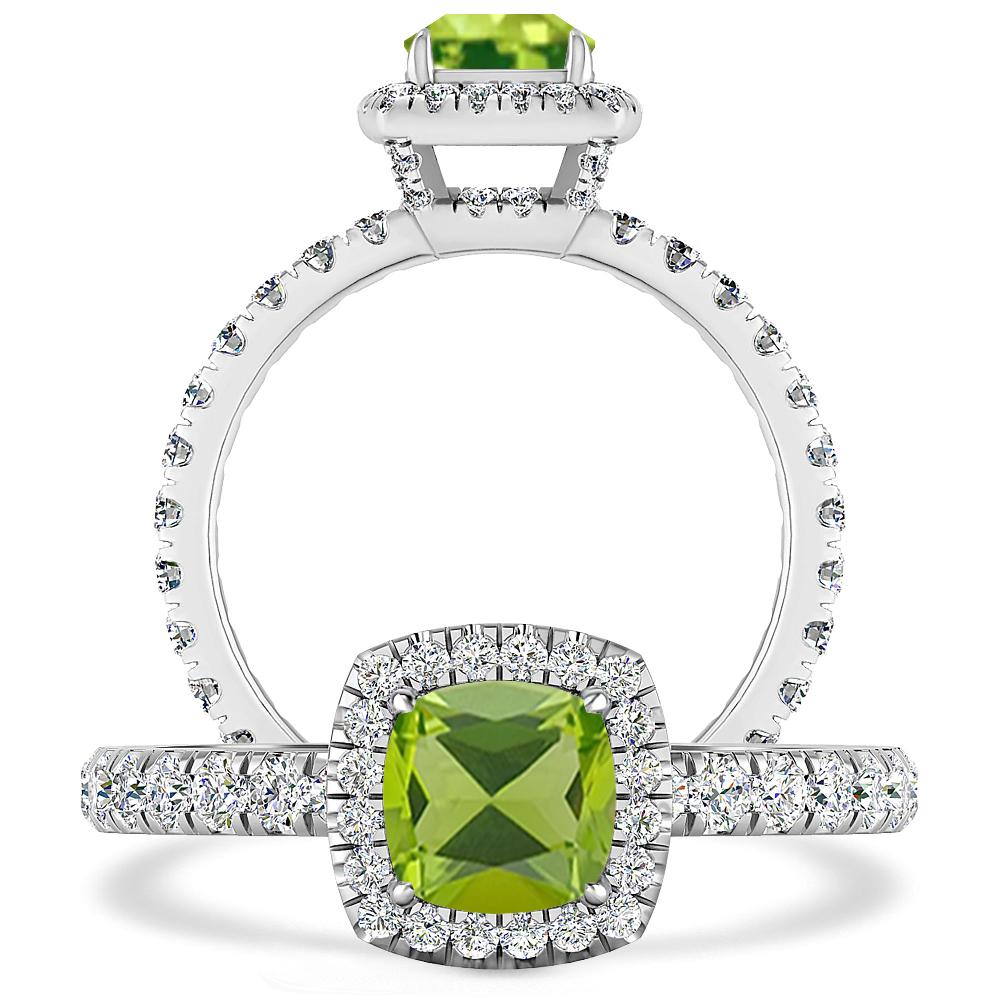 White Gold - Peridot