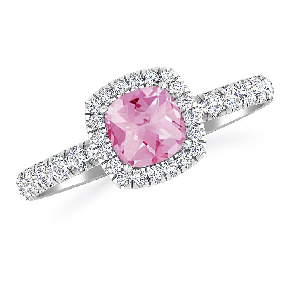 White Gold - Pink Tourmaline