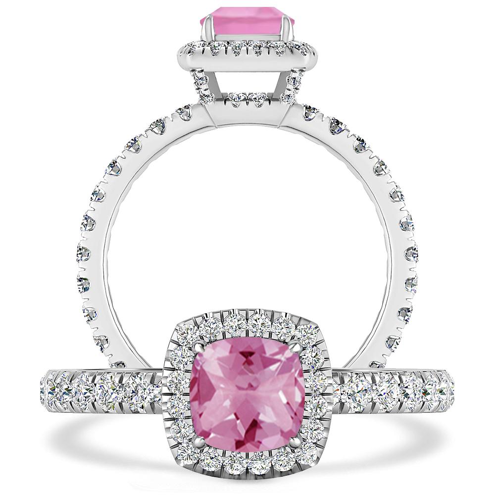 White Gold - Pink Tourmaline