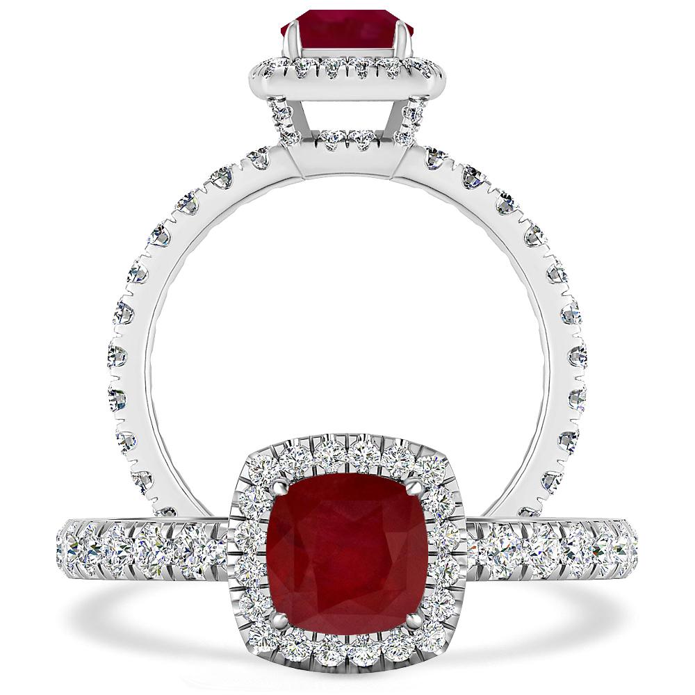 White Gold - Ruby