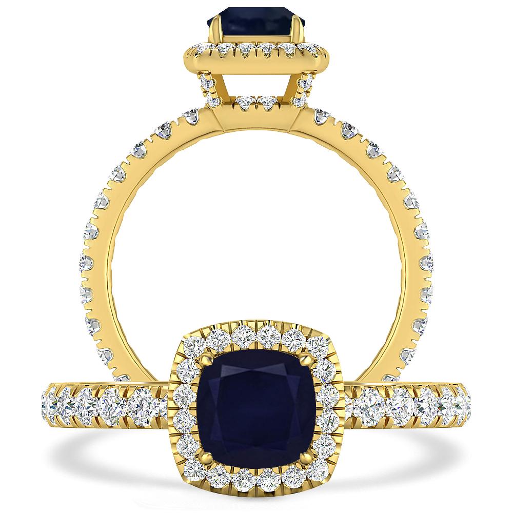 Yellow Gold - Sapphire