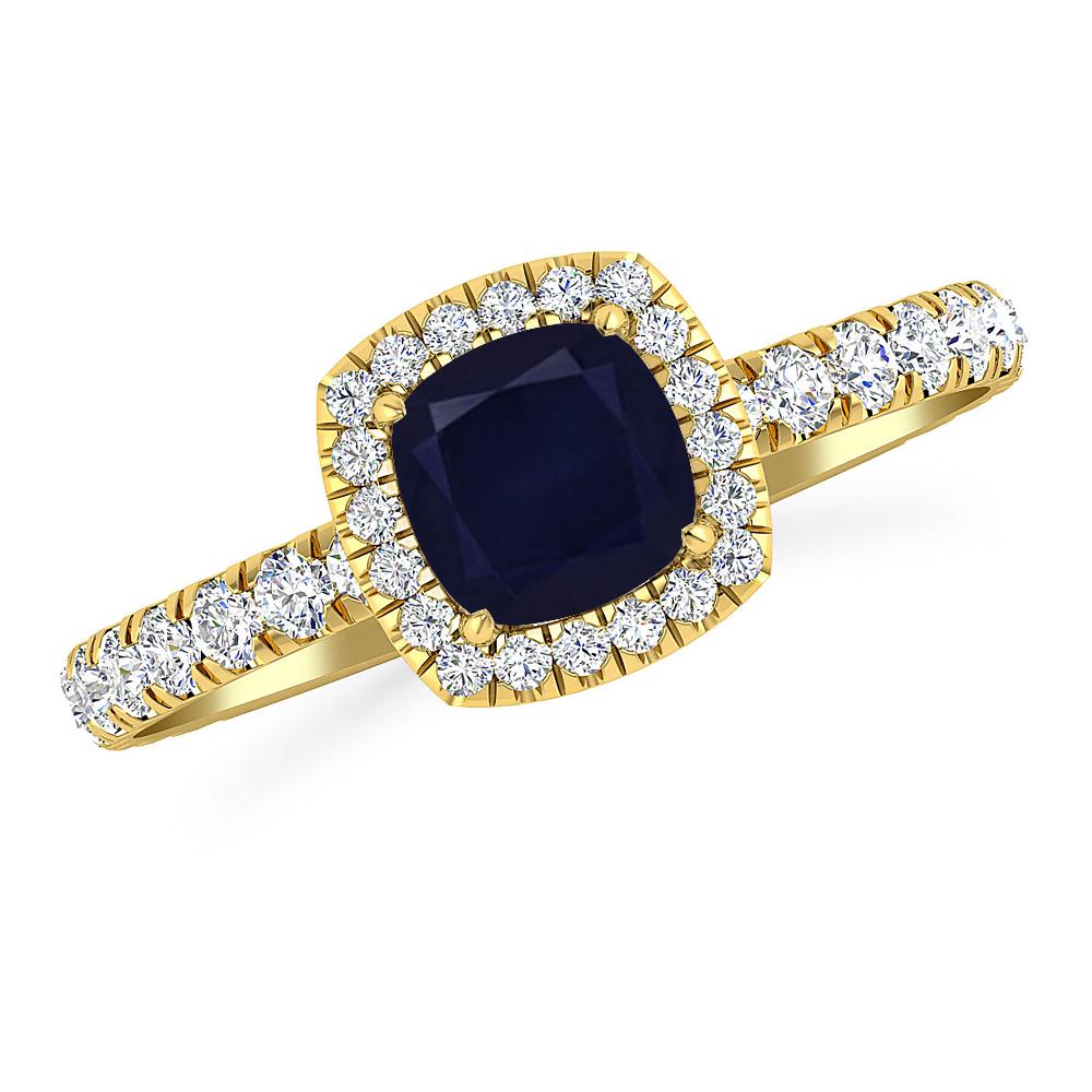 Yellow Gold - Sapphire