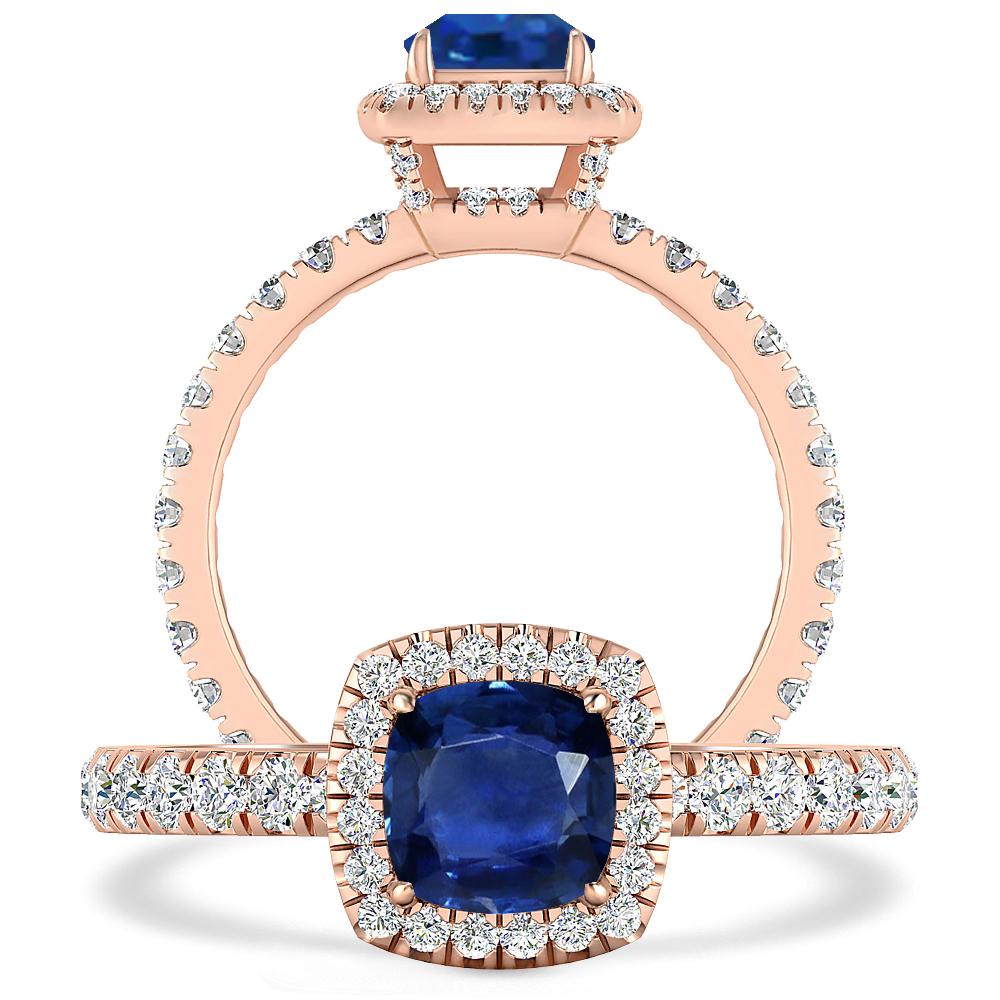Rose Gold - Sapphire