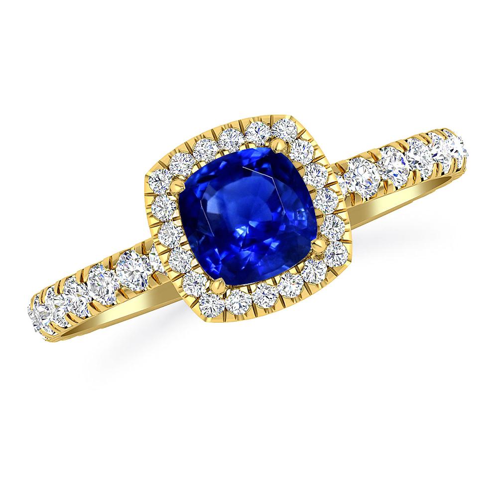 Yellow Gold - Sapphire