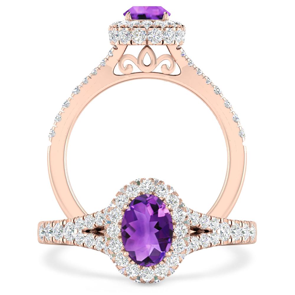 Rose Gold - Amethyst