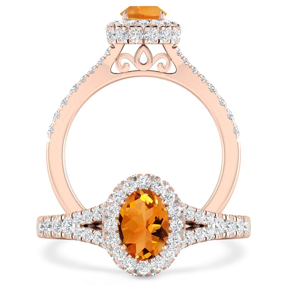 Rose Gold - Citrine