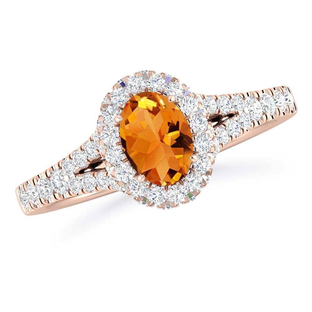 Rose Gold - Citrine