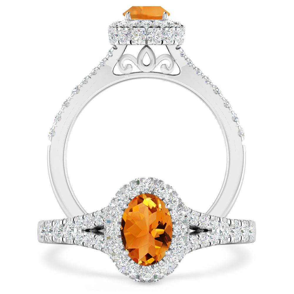 White Gold - Citrine
