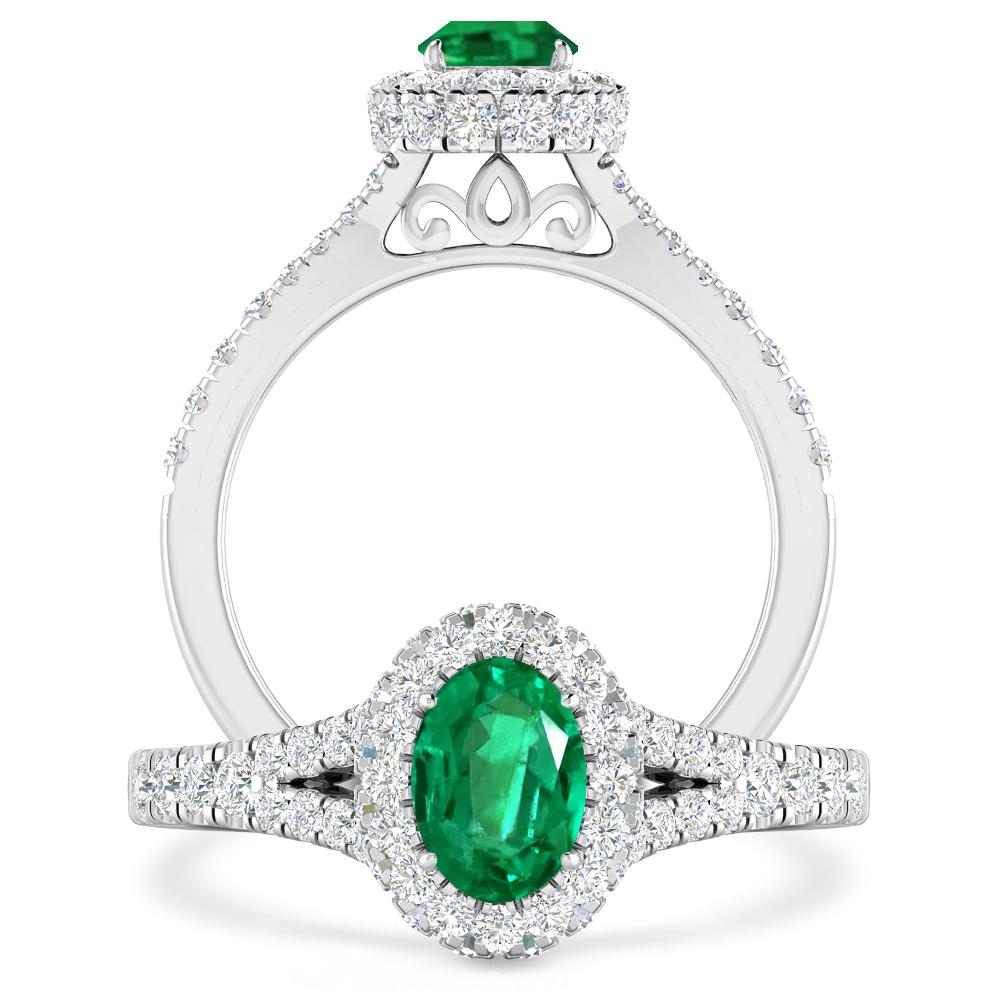 White Gold - Emerald