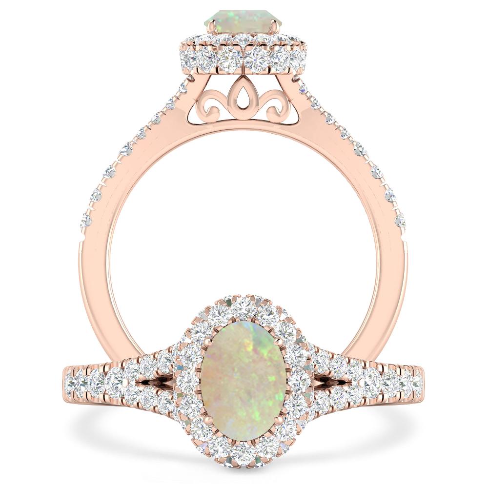 Rose Gold - Opal