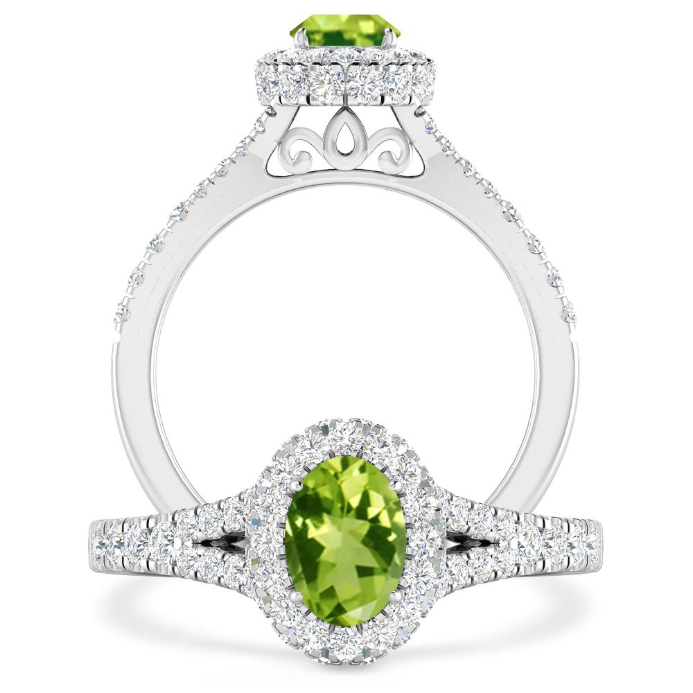 White Gold - Peridot