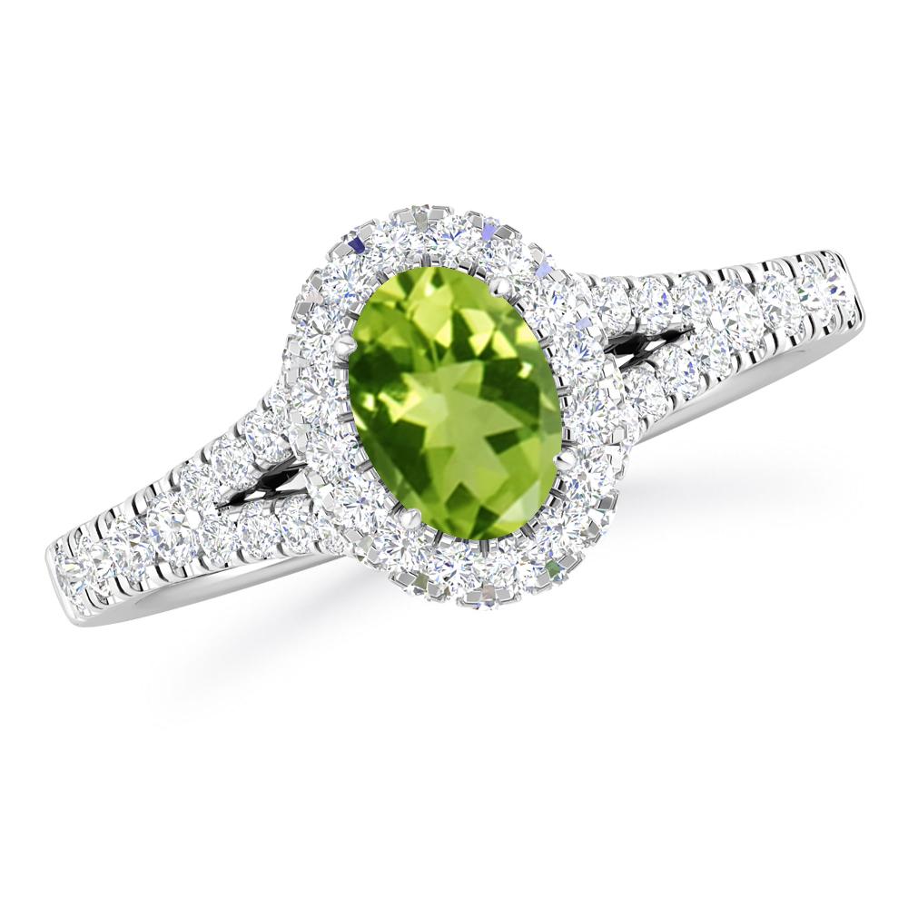 White Gold - Peridot
