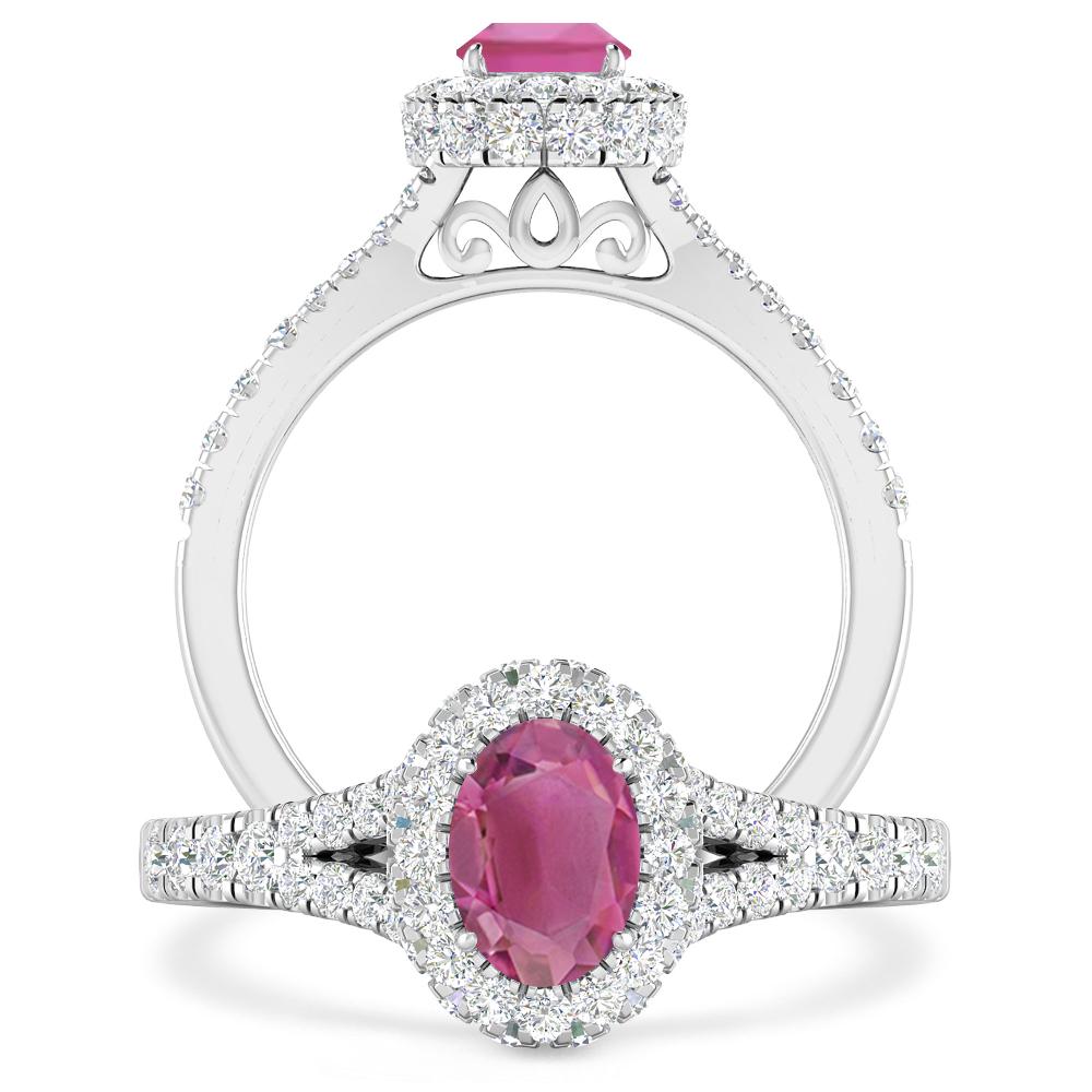 White Gold - Pink Tourmaline
