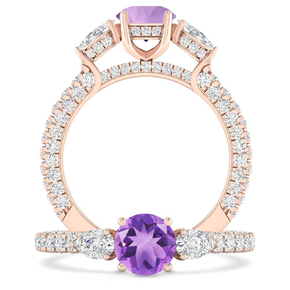 Rose Gold - Amethyst