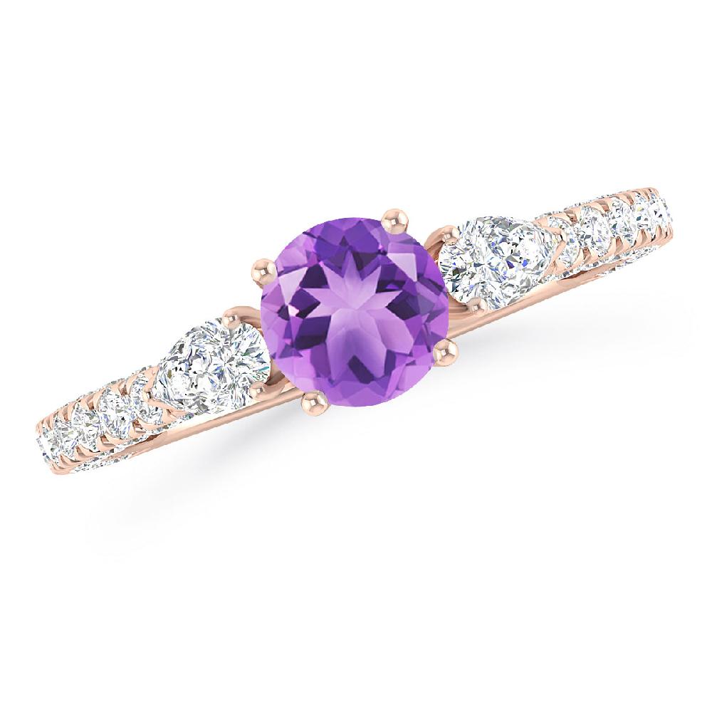 Rose Gold - Amethyst