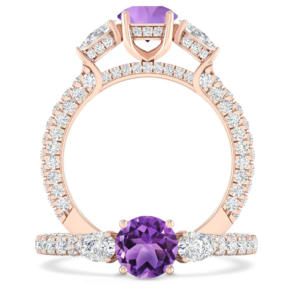 Rose Gold - Amethyst