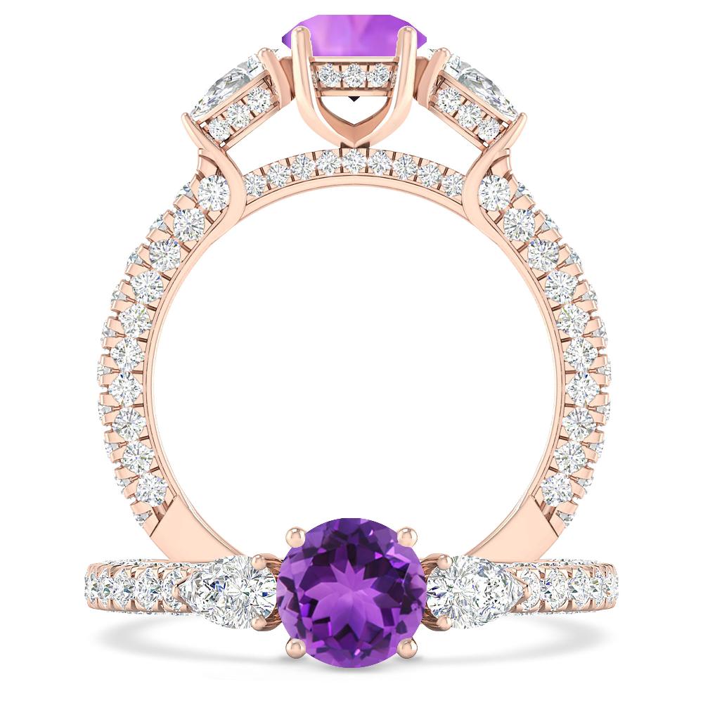 Rose Gold - Amethyst