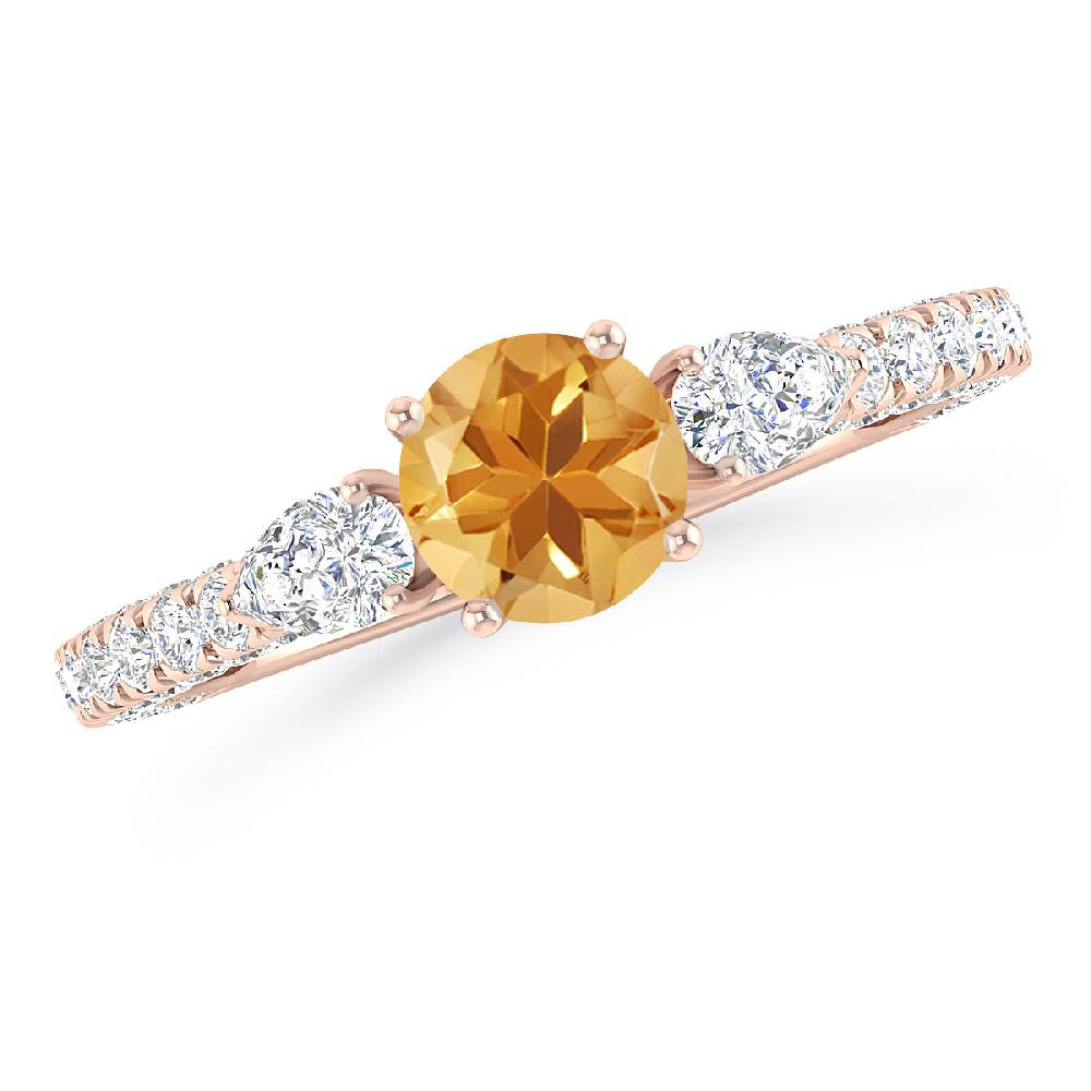 Rose Gold - Citrine