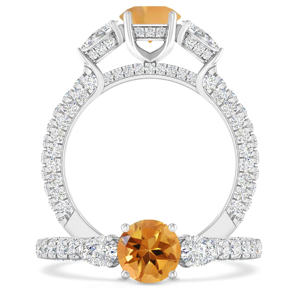 White Gold - Citrine