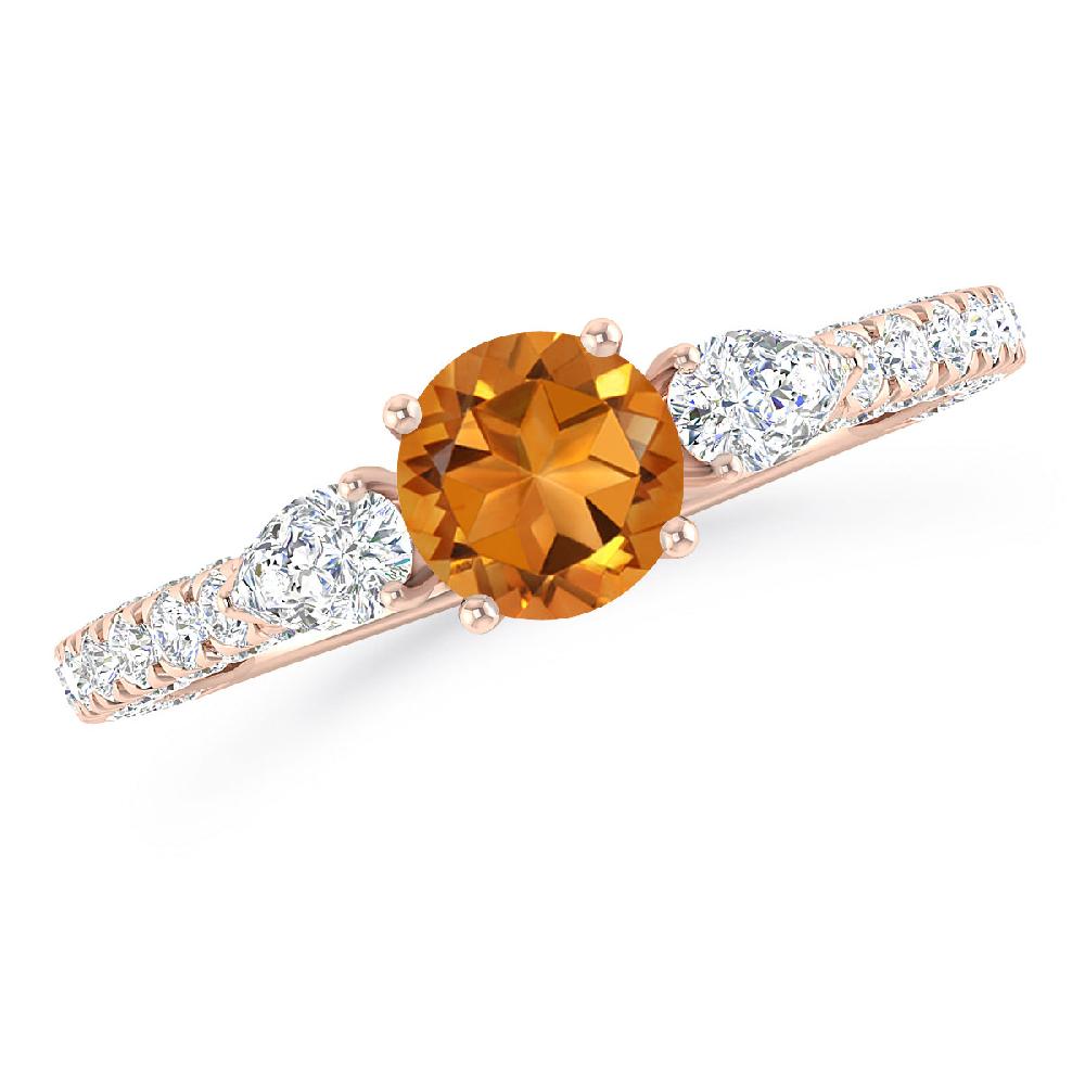 Rose Gold - Citrine