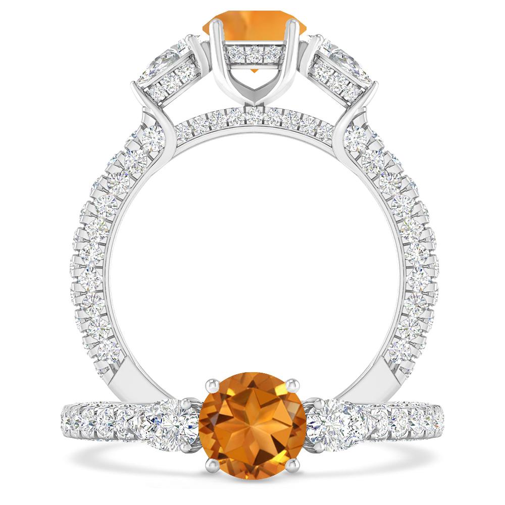 White Gold - Citrine