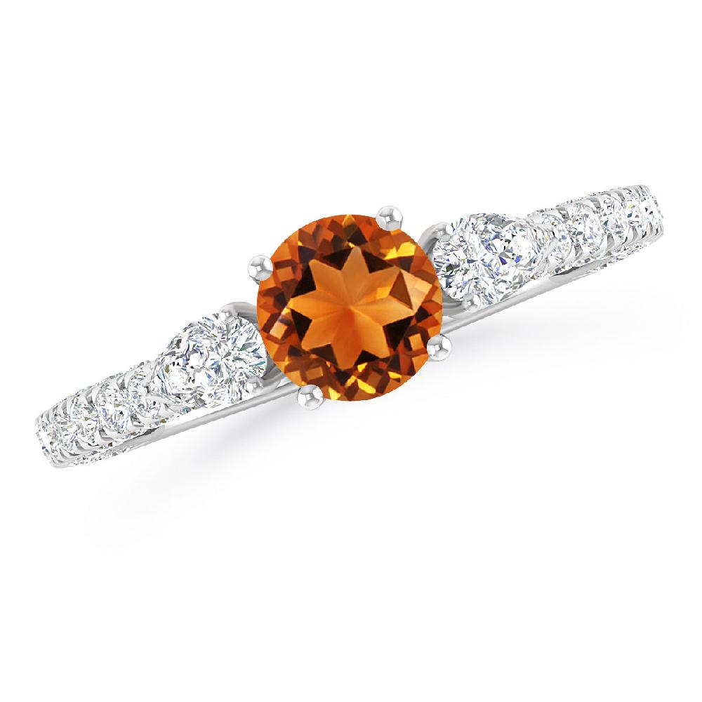 White Gold - Citrine